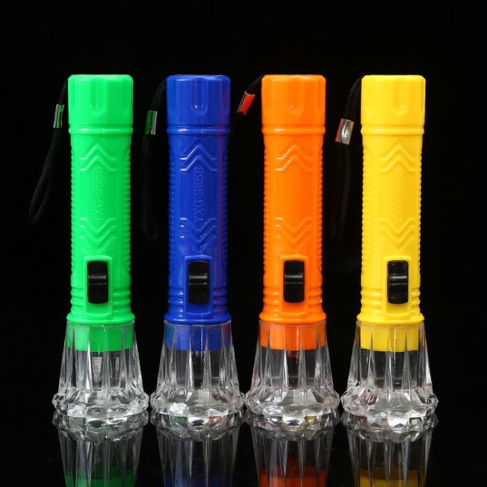 Plastic toys gift Keychain flashlight LED Nightlight hanging card football