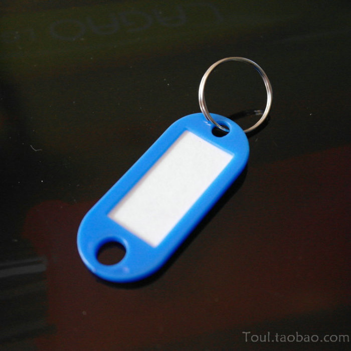 Plastic key buckle card key card classification card hotel luggage tag tag tag number card listing