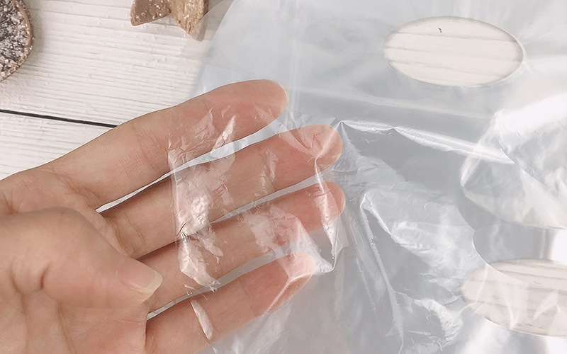 Disposable Plastic Wrap Plastic Facial Mask for Beauty Transparent Facial Mask Tissue Water Locking Ultra-Thin Grimace Beauty Salon 100 Pieces