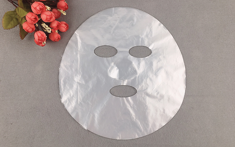 Disposable Plastic Wrap Plastic Facial Mask for Beauty Transparent Facial Mask Tissue Water Locking Ultra-Thin Grimace Beauty Salon 100 Pieces
