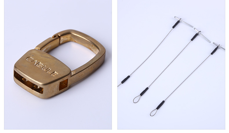 Zinc alloy spring ring color dog button metal lobster key ring key ring C - shaped key chain card ring