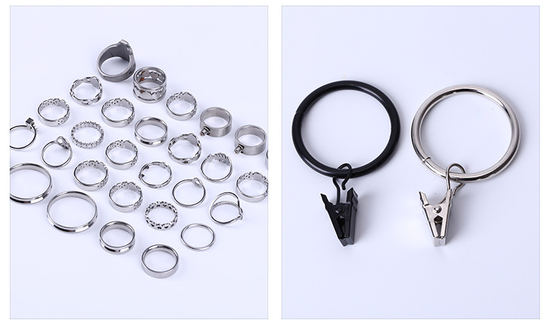 Zinc alloy spring ring color dog button metal lobster key ring key ring C - shaped key chain card ring