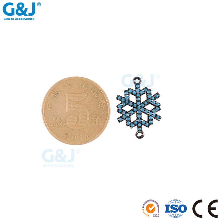 Copper gilding micro - insert - drill letter G - hang diy hand-chain beads accessories