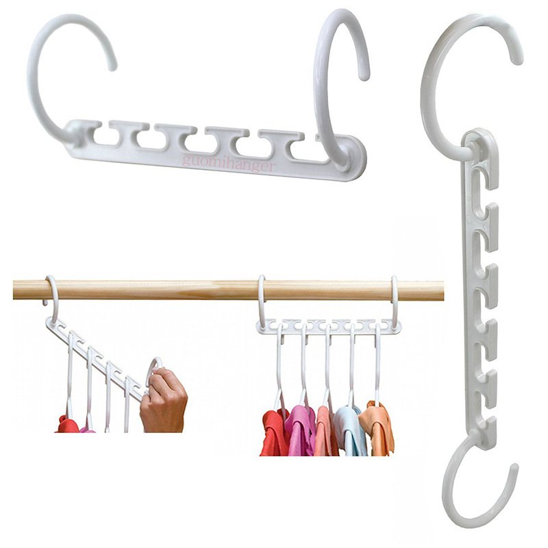 Five-hole multi-function magic clothes hook rotary Sorting Space storage wardrobe clothes hang Five-hole multi-function magic clothes hook rotary Sorting Space storage wardrobe clothes hang