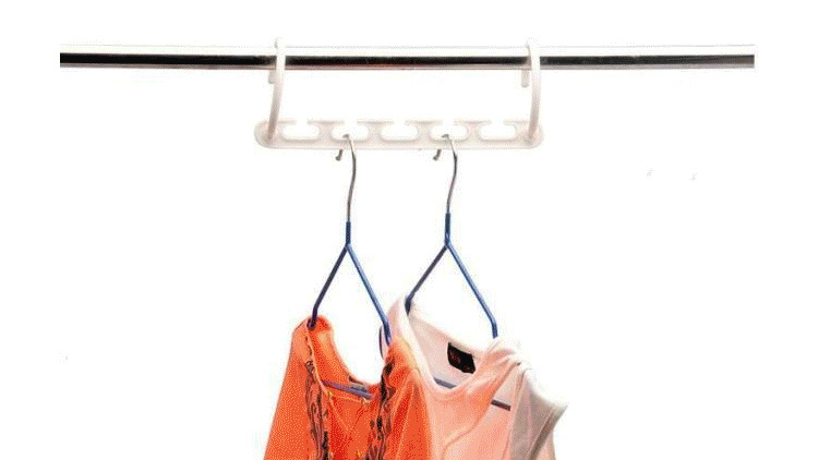 Five-hole multi-function magic clothes hook rotary Sorting Space storage wardrobe clothes hang Five-hole multi-function magic clothes hook rotary Sorting Space storage wardrobe clothes hang