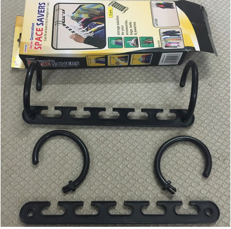 Five-hole multi-function magic clothes hook rotary Sorting Space storage wardrobe clothes hang Five-hole multi-function magic clothes hook rotary Sorting Space storage wardrobe clothes hang