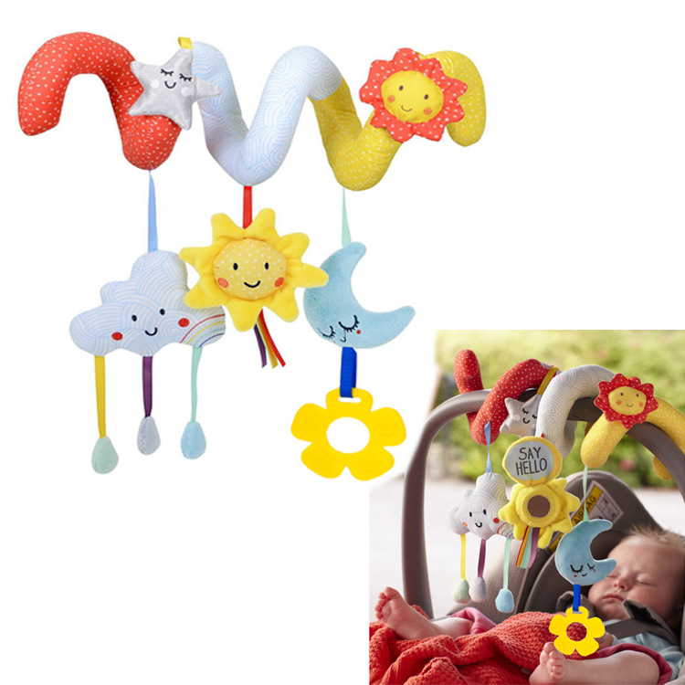 Foreign trade export toy bed bed bell to hang around the 0-1 clouds, sun belt hang a bell lathe baby educational toys