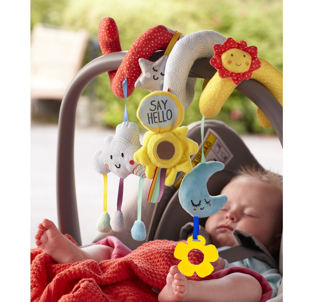 Foreign trade export toy bed bed bell to hang around the 0-1 clouds, sun belt hang a bell lathe baby educational toys
