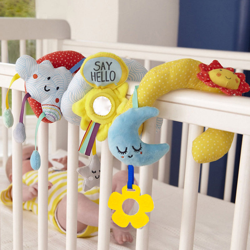 Foreign trade export toy bed bed bell to hang around the 0-1 clouds, sun belt hang a bell lathe baby educational toys