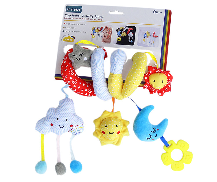 Foreign trade export toy bed bed bell to hang around the 0-1 clouds, sun belt hang a bell lathe baby educational toys