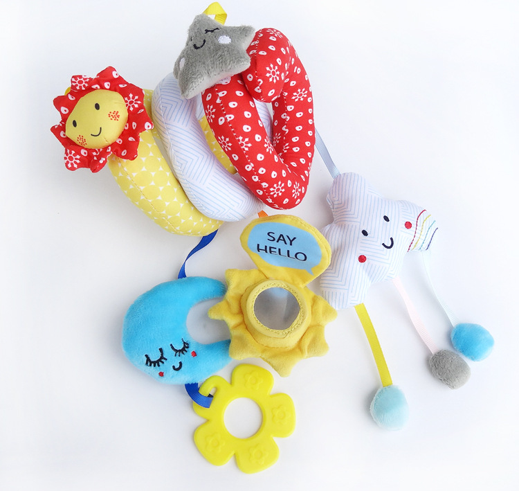 Foreign trade export toy bed bed bell to hang around the 0-1 clouds, sun belt hang a bell lathe baby educational toys