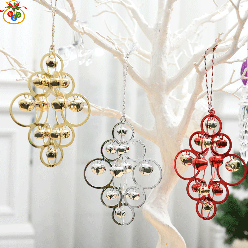 Rt-809 bells ring the tree Christmas decorations to hang the Christmas tree decorations Christmas supplies
