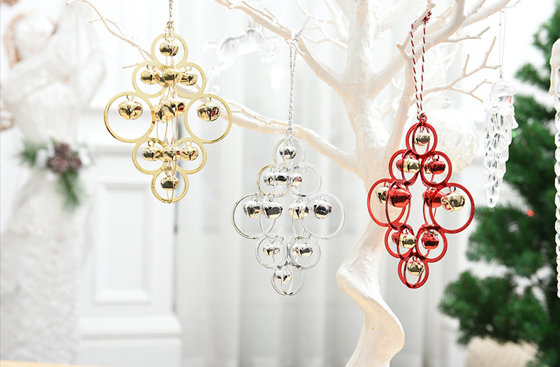 Rt-809 bells ring the tree Christmas decorations to hang the Christmas tree decorations Christmas supplies