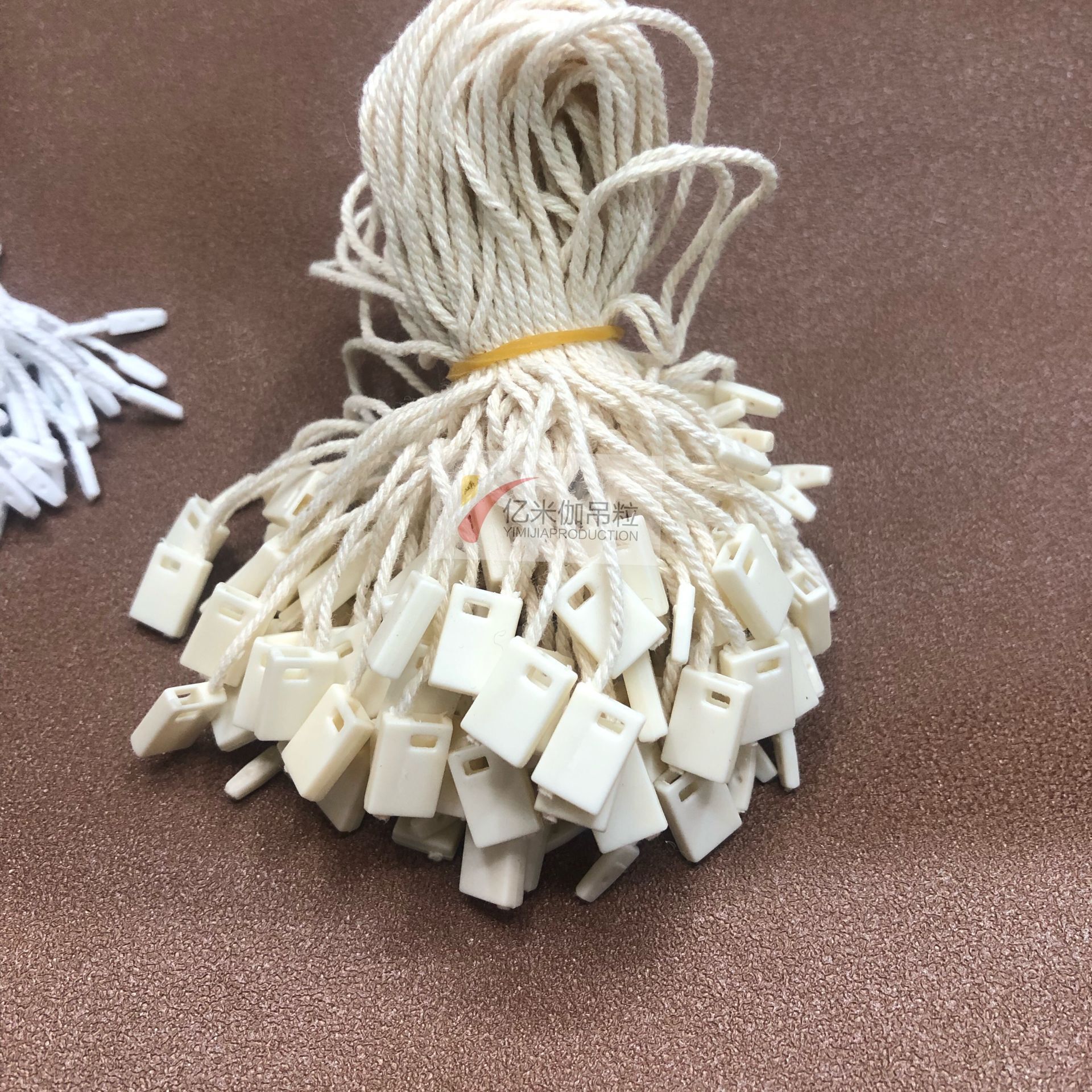 Clothes Hang Grain Cotton Rope Clothing Tags String card Rope Drop Line Buckle Rope 