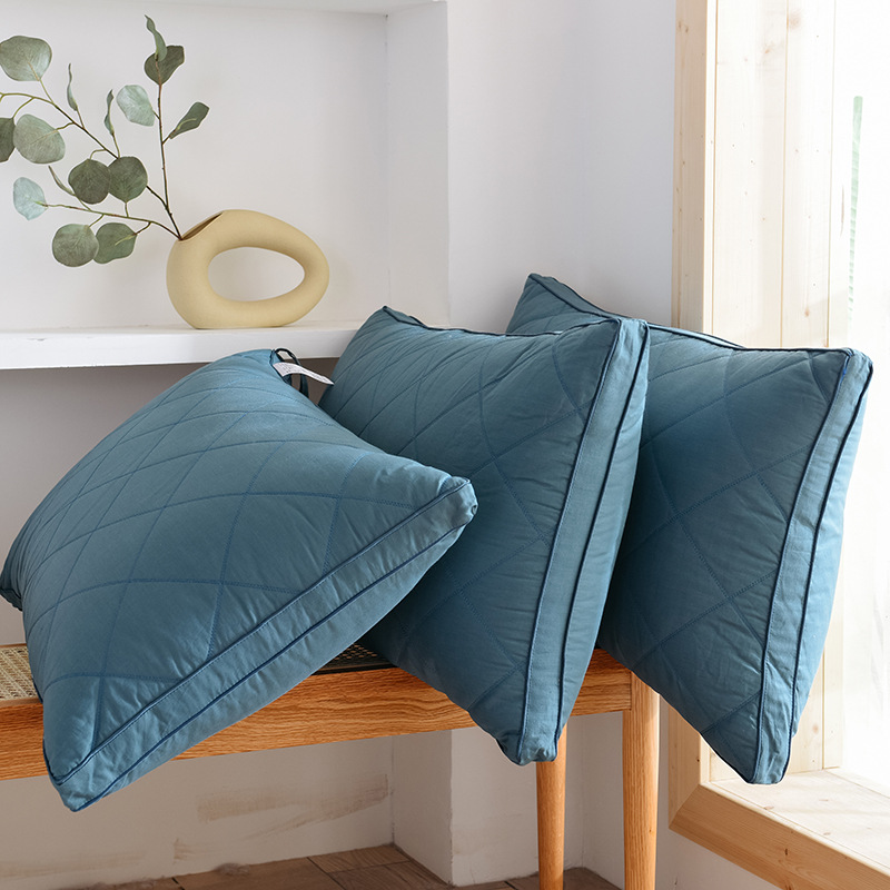 Manufacturers Produce Cotton Feather Velvet Three-Dimensional Pillow Core, Pillow Single Household Hotel Hotel Cervical Pillow Insert Manufacturers Produce Cotton Feather Velvet Three-Dimensional Pillow Core, Pillow Single Household Hotel Hotel Cervical Pillow Insert