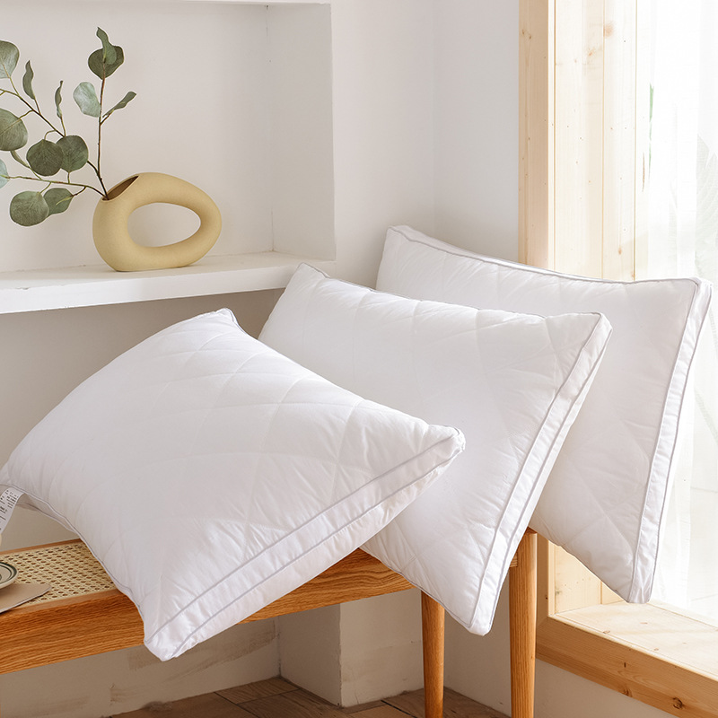 Manufacturers Produce Cotton Feather Velvet Three-Dimensional Pillow Core, Pillow Single Household Hotel Hotel Cervical Pillow Insert Manufacturers Produce Cotton Feather Velvet Three-Dimensional Pillow Core, Pillow Single Household Hotel Hotel Cervical Pillow Insert