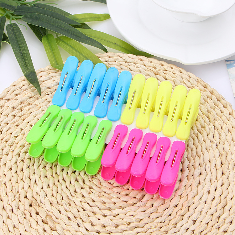 20 clip children to hang clothes to hang trousers clip multi-functional plastic air clip.