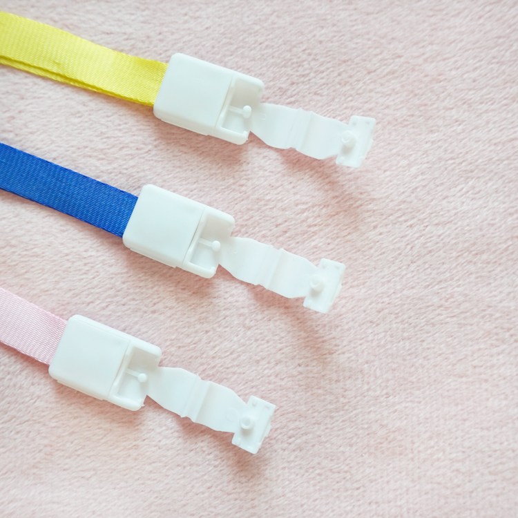 Wholesale Plastic Exhibition ID Card Lanyard Badge Hang Rope Work Permit Card Cover Rope Access Badge Lanyard 1cm Width