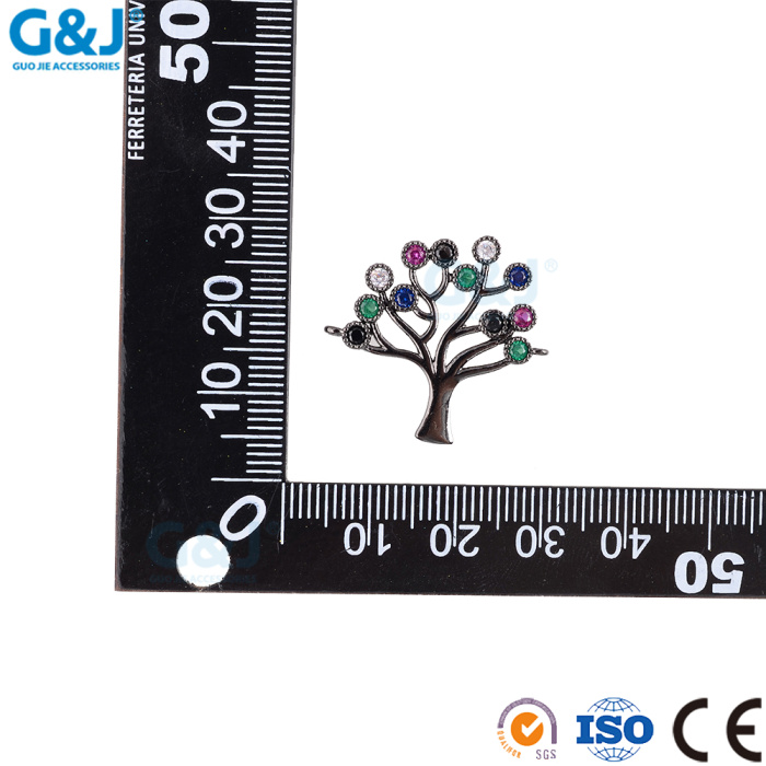 Gold plated gold and gold zircon necklace bracelet hang pendant handmade tree diy accessories Gold plated gold and gold zircon necklace bracelet hang pendant handmade tree diy accessories