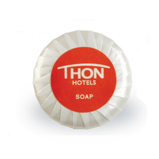 Disposable Hotel Supplies Grass Fragrance Hotel Toilet Dedicated Little Soap round Bed & Breakfast Room Little Soap
