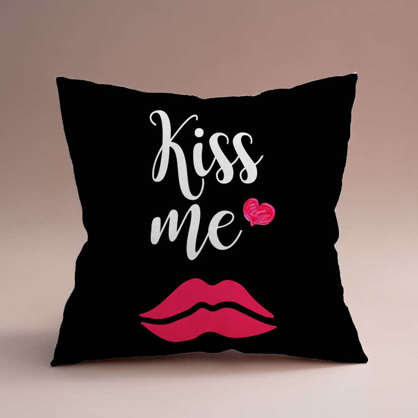 Cross-Border New Arrival Black Background Valentine's Day Netherlands Velvet Digital Printing Pillow (Excluding Pillow Core) Pillow Cushion Cover H Cross-Border New Arrival Black Background Valentine's Day Netherlands Velvet Digital Printing Pillow (Excluding Pillow Core) Pillow Cushion Cover H