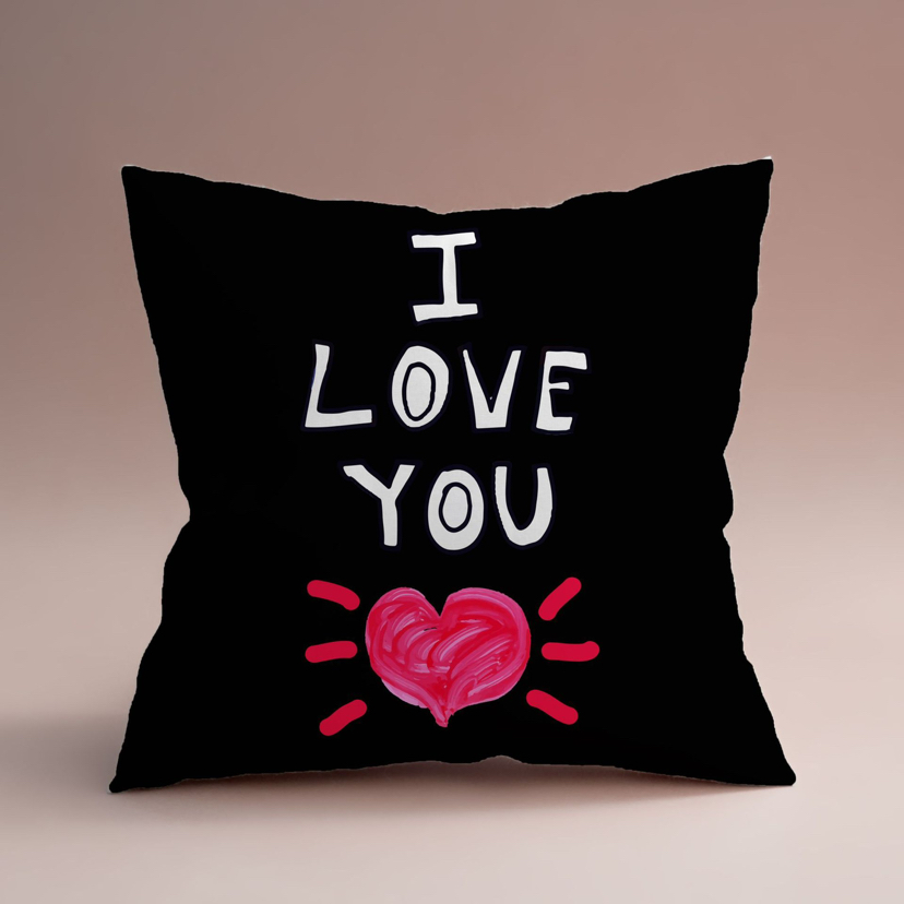 Cross-Border New Arrival Black Background Valentine's Day Netherlands Velvet Digital Printing Pillow (Excluding Pillow Core) Pillow Cushion Cover H Cross-Border New Arrival Black Background Valentine's Day Netherlands Velvet Digital Printing Pillow (Excluding Pillow Core) Pillow Cushion Cover H