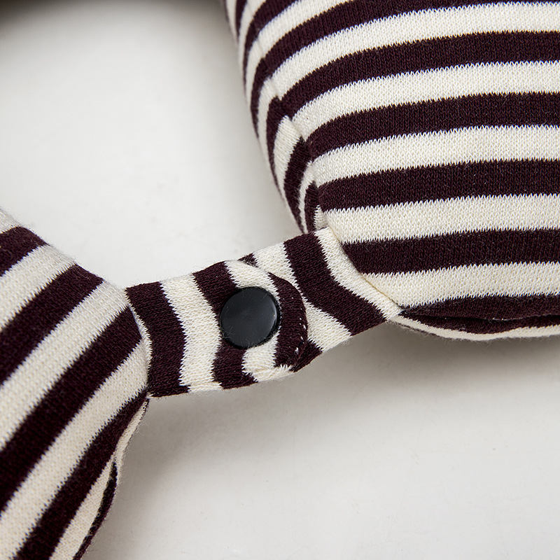 Factory Direct stripe ADAPTS cotton but neck pillow U-shaped neck pillow Office neck Pillow Custom LOGO Factory Direct stripe ADAPTS cotton but neck pillow U-shaped neck pillow Office neck Pillow Custom LOGO