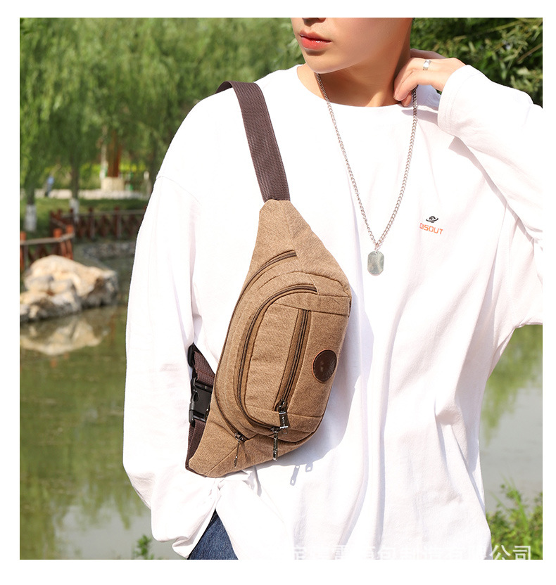 Waist Bag Men's Multi-Functional New Construction Site Work Wear-Resistant Canvas Bag Messenger Bag Women's Large Capacity Business Waist Bag for Collecting Money Waist Bag Men's Multi-Functional New Construction Site Work Wear-Resistant Canvas Bag Messenger Bag Women's Large Capacity Business Waist Bag for Collecting Money