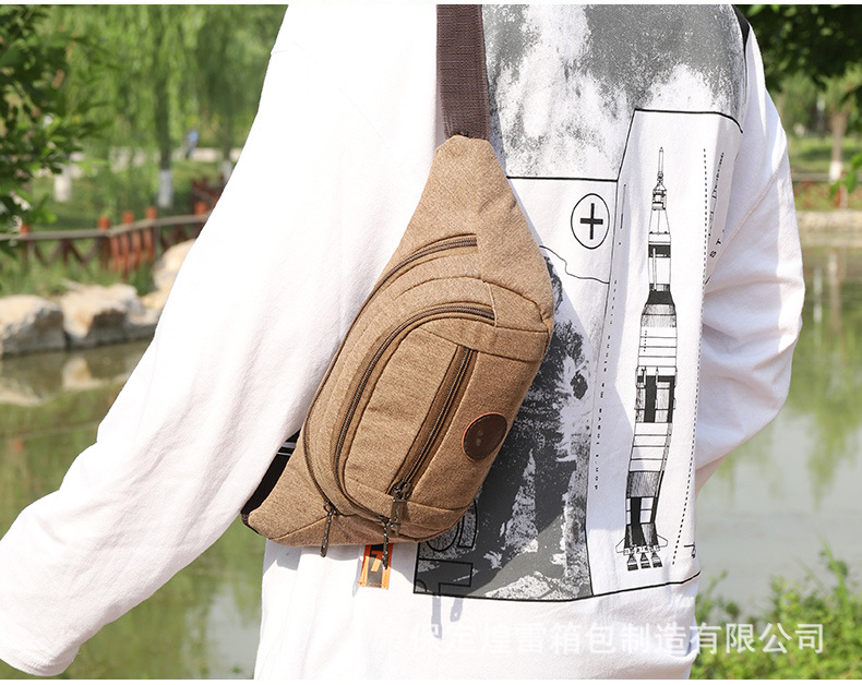 Waist Bag Men's Multi-Functional New Construction Site Work Wear-Resistant Canvas Bag Messenger Bag Women's Large Capacity Business Waist Bag for Collecting Money Waist Bag Men's Multi-Functional New Construction Site Work Wear-Resistant Canvas Bag Messenger Bag Women's Large Capacity Business Waist Bag for Collecting Money