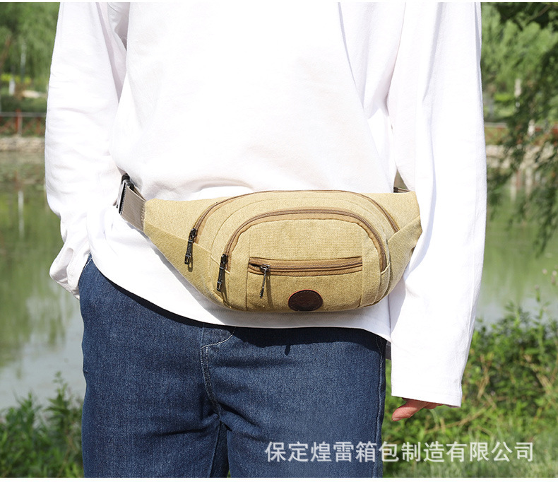 Waist Bag Men's Multi-Functional New Construction Site Work Wear-Resistant Canvas Bag Messenger Bag Women's Large Capacity Business Waist Bag for Collecting Money Waist Bag Men's Multi-Functional New Construction Site Work Wear-Resistant Canvas Bag Messenger Bag Women's Large Capacity Business Waist Bag for Collecting Money
