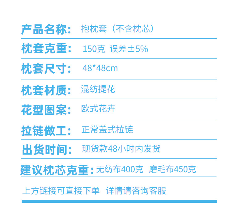 Live Streaming Generation Autumn and Winter New Pillow Cover Living Room European Style Pillow Household Supplies Tatami Backrest Car Pillow