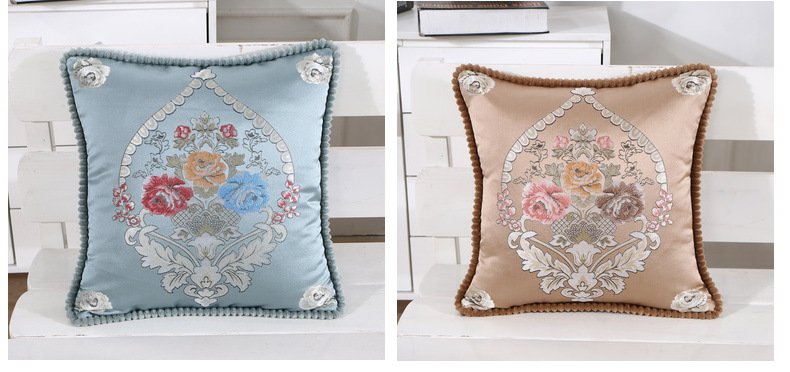 Live Streaming Generation Autumn and Winter New Pillow Cover Living Room European Style Pillow Household Supplies Tatami Backrest Car Pillow