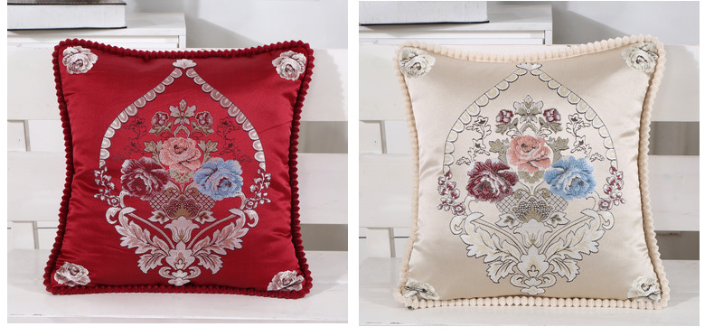 Live Streaming Generation Autumn and Winter New Pillow Cover Living Room European Style Pillow Household Supplies Tatami Backrest Car Pillow