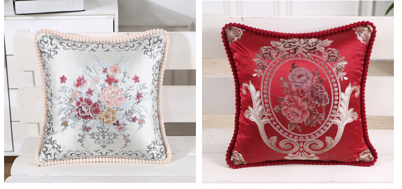 Live Streaming Generation Autumn and Winter New Pillow Cover Living Room European Style Pillow Household Supplies Tatami Backrest Car Pillow