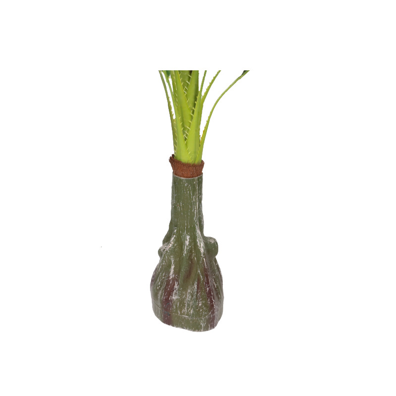 Artificial Palm Leaf Plant Mini Pot Plant Small Sunflower Leaf Tree Accessories Feather Sunflower Leaf Ground Bonsai Wholesale Decoration