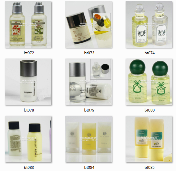 Disposable liquid soap shampoo, hotel rooms, hotel rooms and lotion Disposable liquid soap shampoo, hotel rooms, hotel rooms and lotion