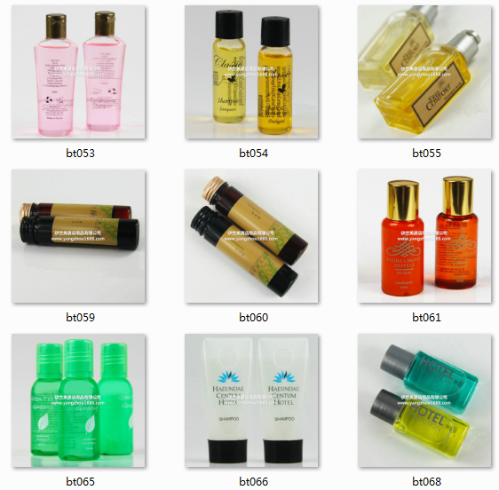 Disposable liquid soap shampoo, hotel rooms, hotel rooms and lotion Disposable liquid soap shampoo, hotel rooms, hotel rooms and lotion