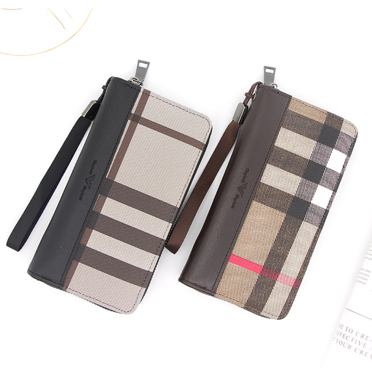 Fashion Big Money Wallet Long Men's Clutch Card Holder European and American Style Mobile Phone Zipper Wallet Fashion Big Money Wallet Long Men's Clutch Card Holder European and American Style Mobile Phone Zipper Wallet