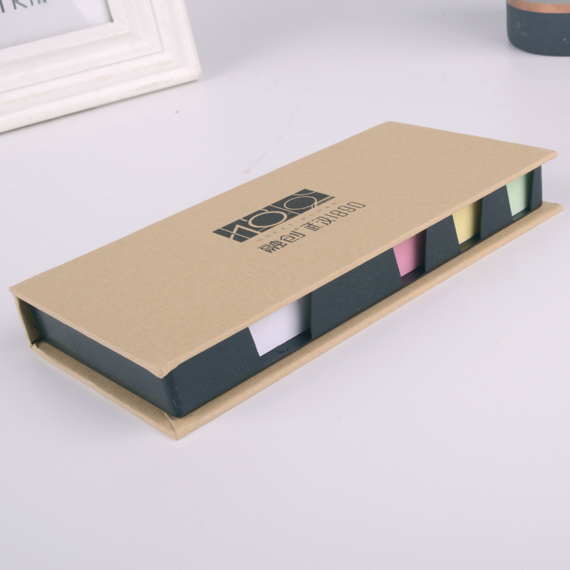 Spot Memo Notebook Custom Logo Sticky Notes Note Sticker Paper Creative Combination Kraft Paper Notepad Custom