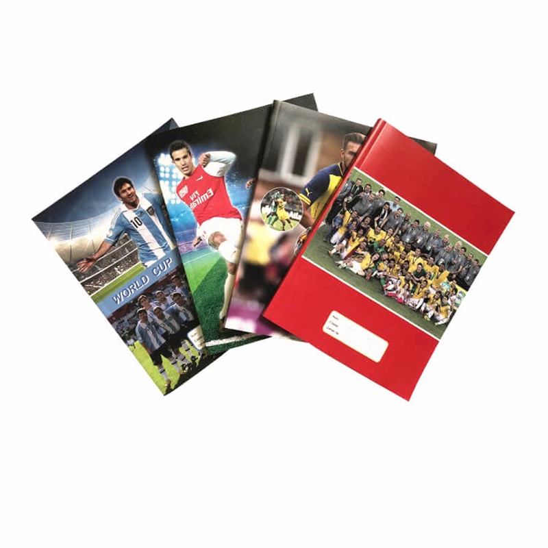 Foreign Trade Export Wireless Gluing Boy Hard Copy Plaid Memo Notebook Thickened Student Exercise Book