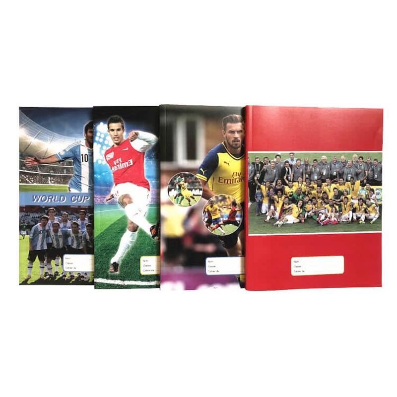 Foreign Trade Export Wireless Gluing Boy Hard Copy Plaid Memo Notebook Thickened Student Exercise Book