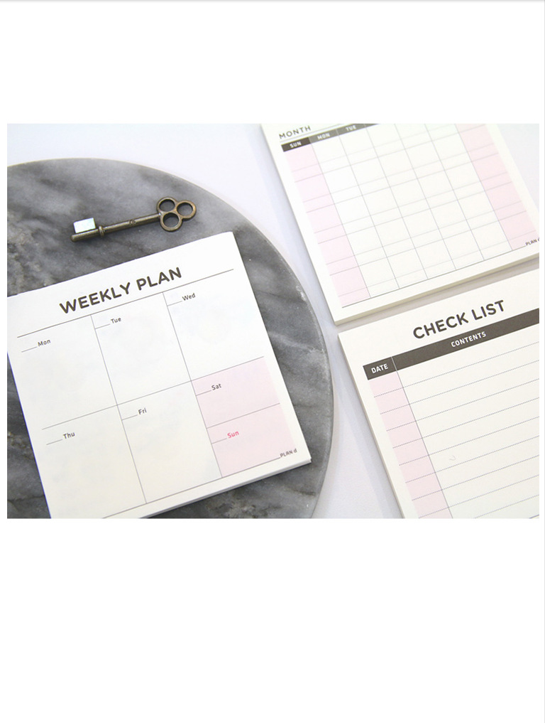NACAI lottery plan memo pad this note paper square weekly plan this three functional small NH8144 NACAI lottery plan memo pad this note paper square weekly plan this three functional small NH8144