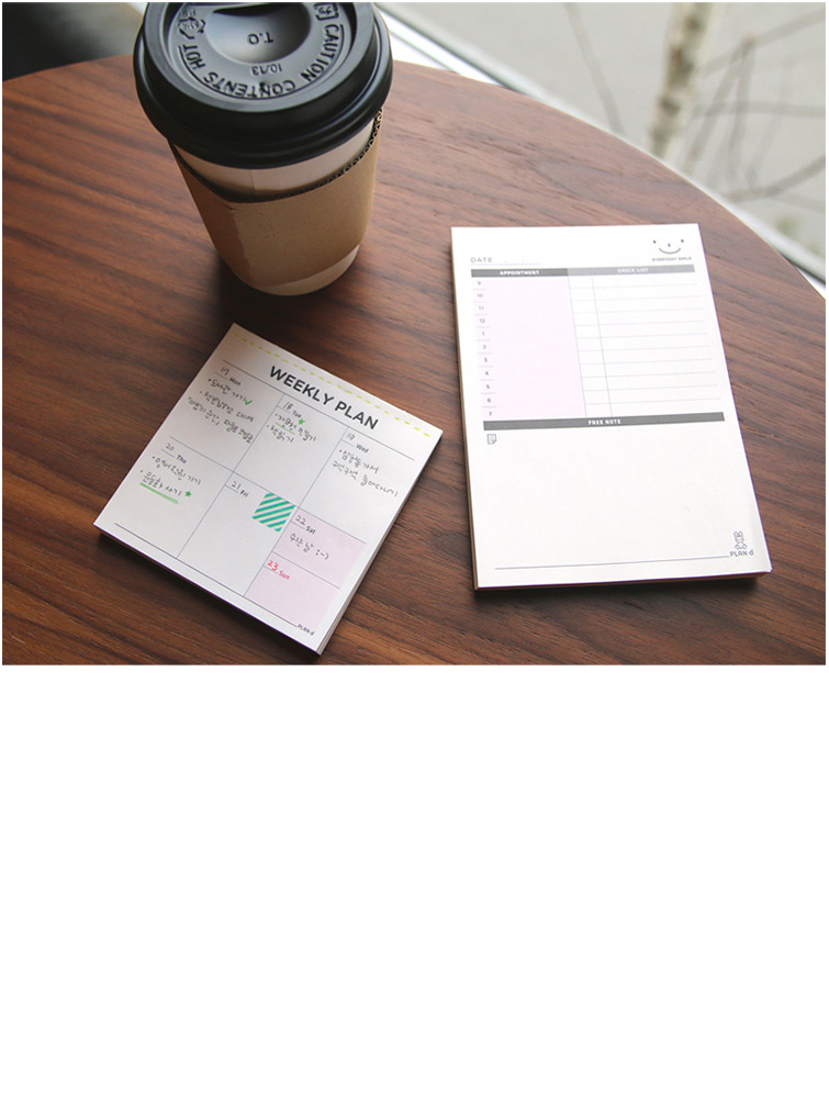 NACAI lottery plan memo pad this note paper square weekly plan this three functional small NH8144 NACAI lottery plan memo pad this note paper square weekly plan this three functional small NH8144