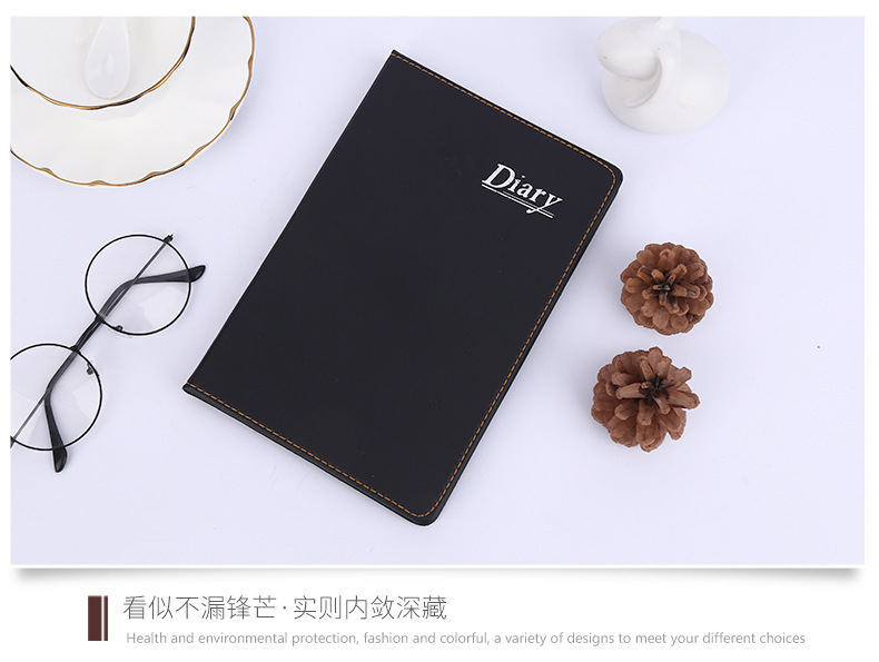16K/B5 Memo Notebook Business Leather Notebook Business Notepad Diary Black Leather Notebook 16K/B5 Memo Notebook Business Leather Notebook Business Notepad Diary Black Leather Notebook