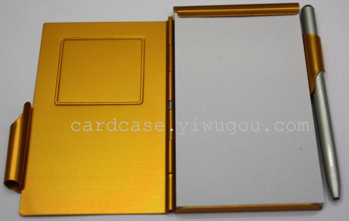 Aluminum notes books, aluminum memo pad Aluminum notes books, aluminum memo pad