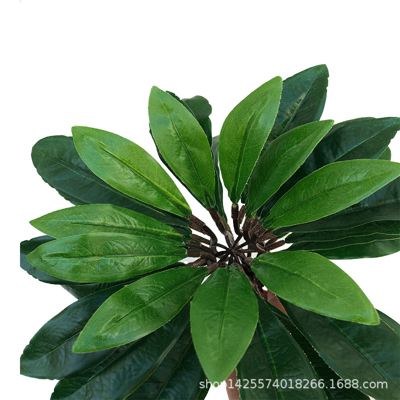 Artificial Plant Waxberry Leaf Shrub Qilixiang Tea Mini Pot Plant Waxberry Fruit Tree Fruit Super Realistic Decoration
