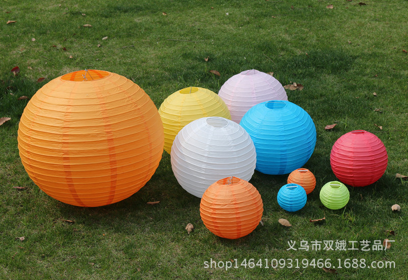 Factory Wholesale Chinese Lantern Spring Festival Lantern Festival Red Lantern Wedding Celebration Decoration Children's Painting DIY Handmade Festive Lantern