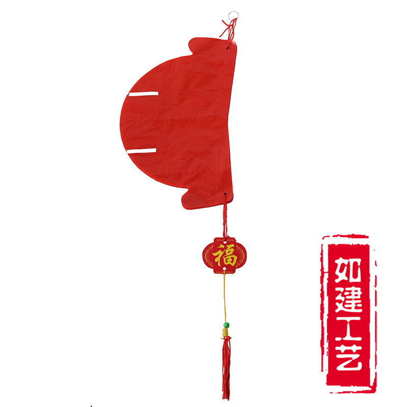 The New Year festival plastic paper honeycomb palace the lantern Chinese knot hanging decoration lanterns decorative red lanterns manufacturers direct wholesale The New Year festival plastic paper honeycomb palace the lantern Chinese knot hanging decoration lanterns decorative red lanterns manufacturers direct wholesale