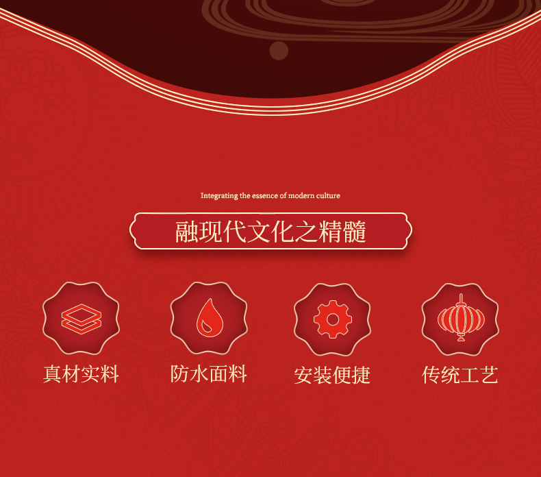 Spring Festival Lantern Chinese Style Festive Red Wedding Housewarming Villa New House GD Gate Balcony Decoration Rotating Light Spring Festival Lantern Chinese Style Festive Red Wedding Housewarming Villa New House GD Gate Balcony Decoration Rotating Light