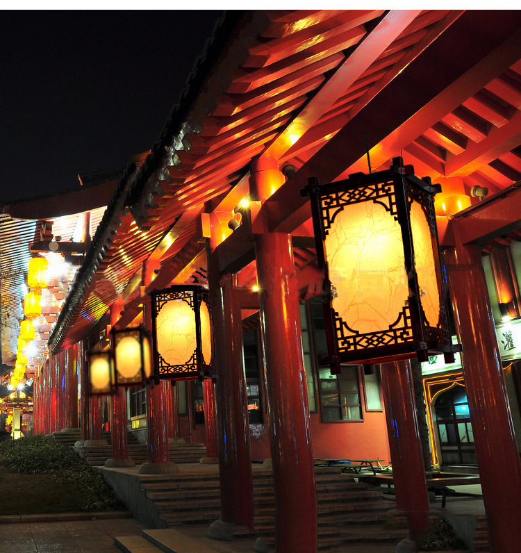 In Chinese Antique Style Solid Wood Palace Lantern Advertising Printing Customized Outdoor Waterproof Restaurant and Tea House Door Opening Chandelier In Chinese Antique Style Solid Wood Palace Lantern Advertising Printing Customized Outdoor Waterproof Restaurant and Tea House Door Opening Chandelier